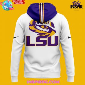 LSU Tigers 100 Years in Tiger Stadium Scratch Hoodie