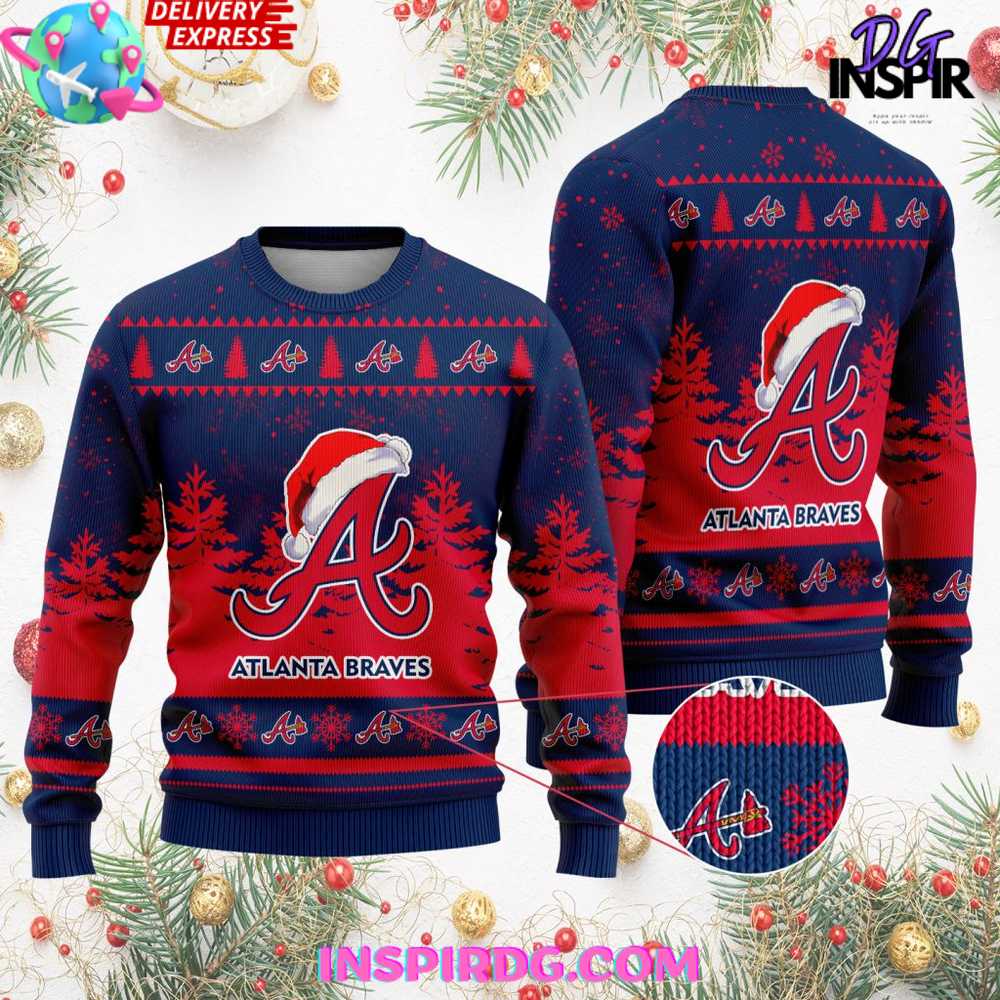 Atlanta Braves Christmas Holiday 2024 Sweater Atlanta Braves Christmas Holiday 2024 Sweater