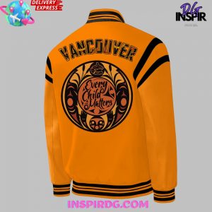 Vancouver Canucks Honouring Truth and Reconciliation Baseball Jacket