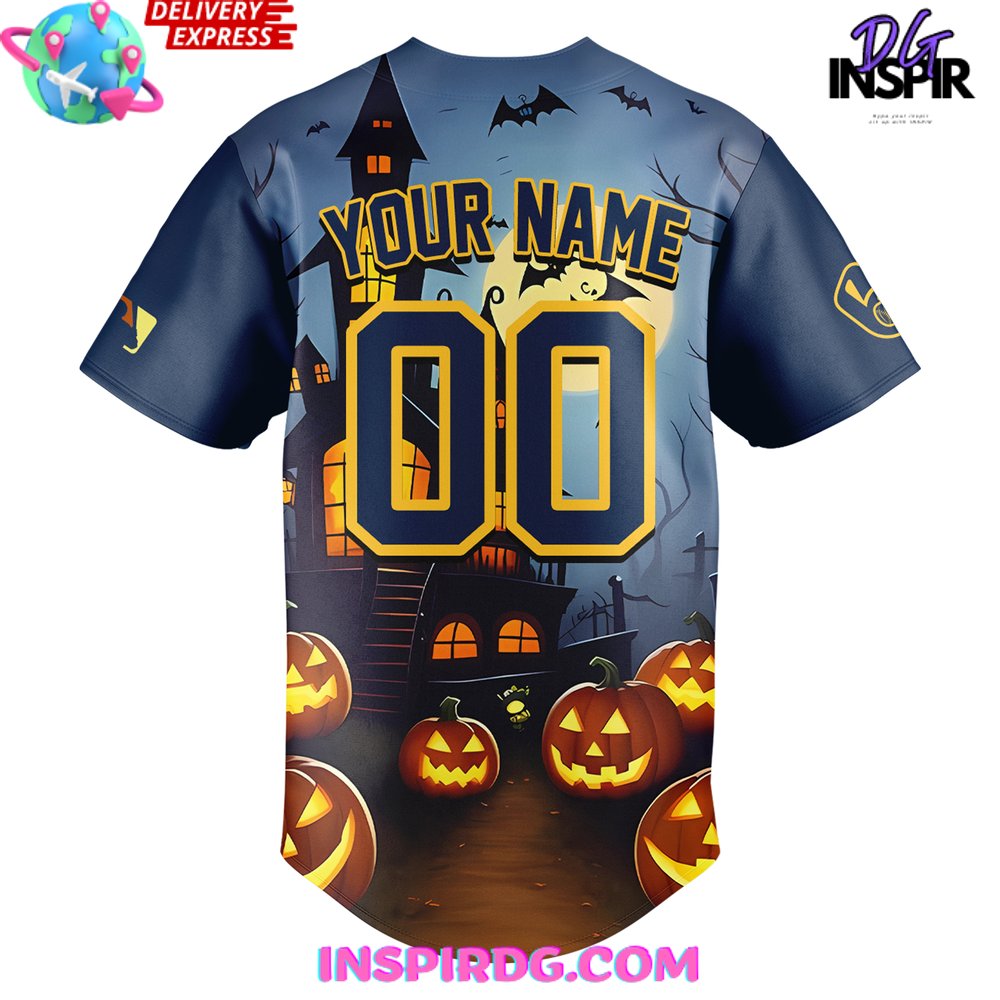 Baltimore Orioles Halloween 2024 Custom Baseball Jersey InspirDG