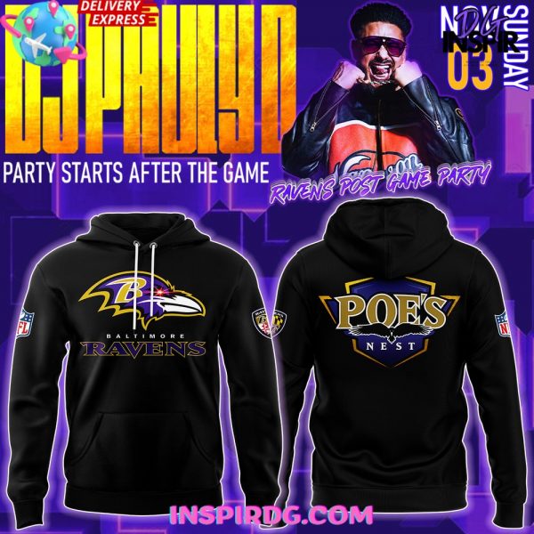 Baltimore Ravens Poes Nest 2024 Hoodie