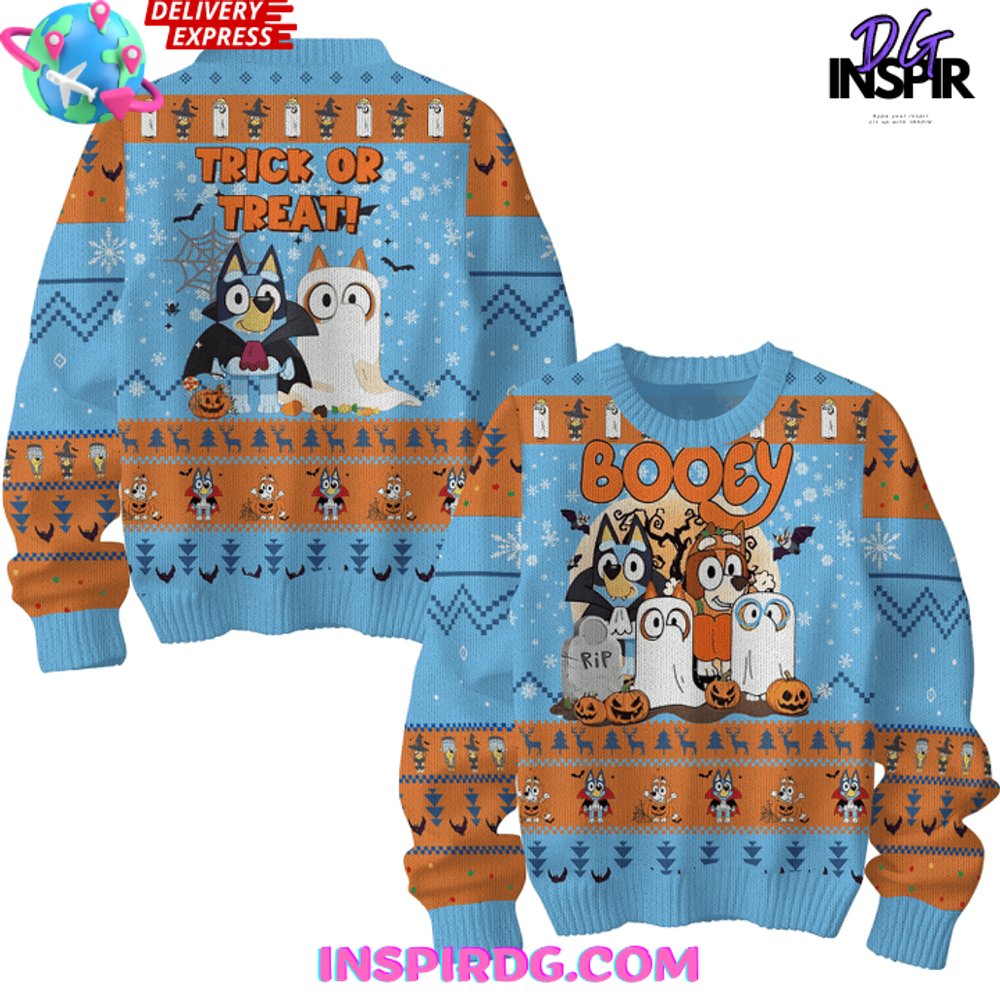 Bluey Trick Or Treat Special Edition Sweater Bluey Trick Or Treat Special Edition Sweater