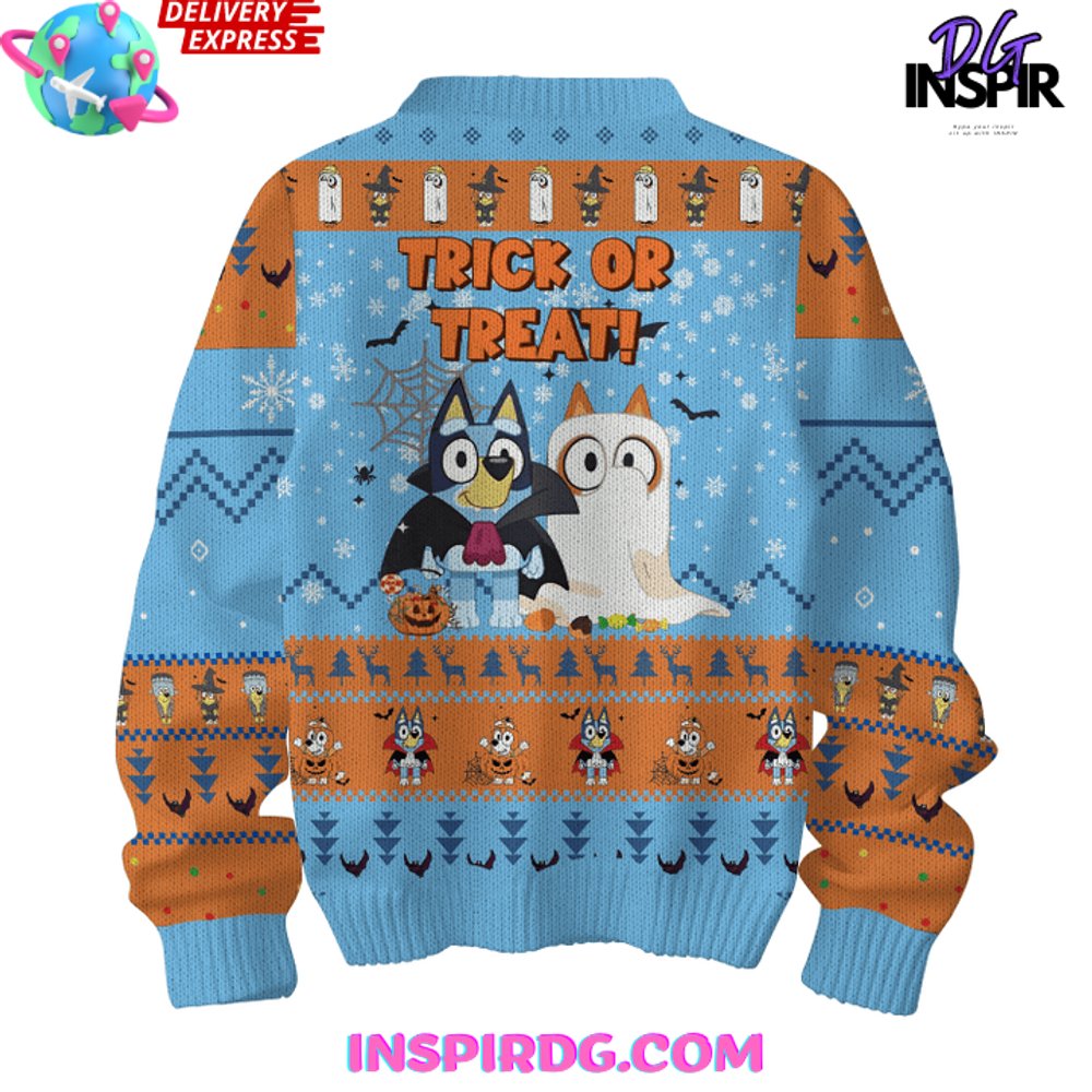 Bluey Trick Or Treat Special Edition Sweater Bluey Trick Or Treat Special Edition Sweater
