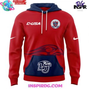Liberty Flames Football Team Spirit 2024 Red Hoodie