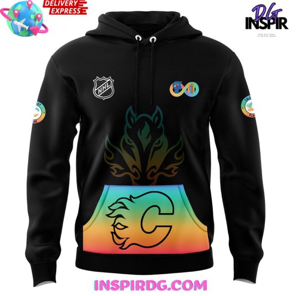 Calgary Flames Health on Autism Awareness Month 2024 Hoodie