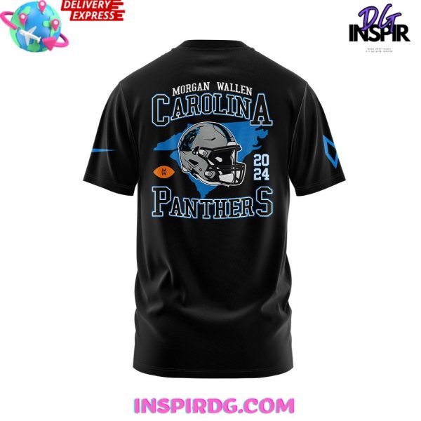 Carolina Panthers x Morgan Wallen 2024 Black T-Shirt