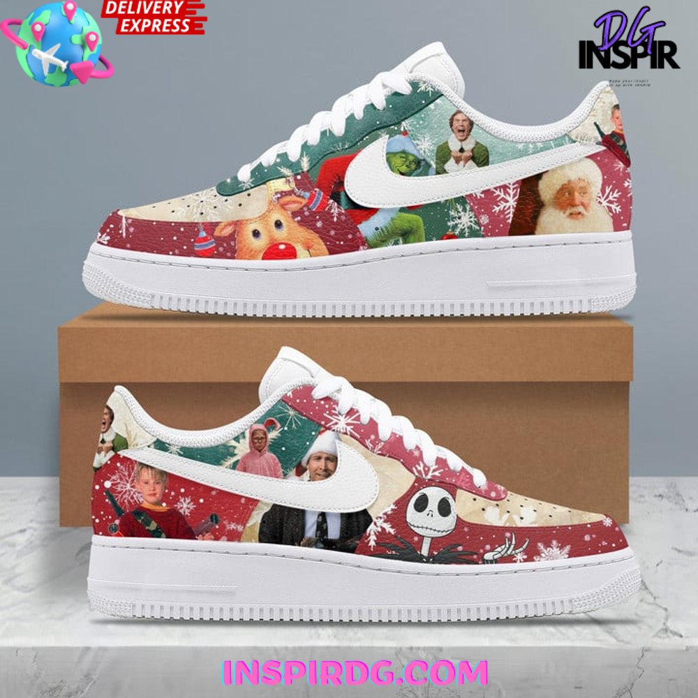 Christmas Movie Limited Edition Nike Air Force 1 InspirDG