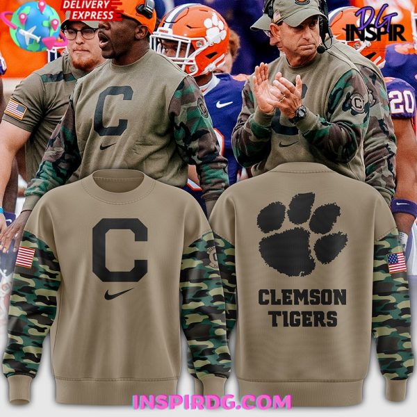Clemson Tigers 2024 Camouflage Sweatshirt