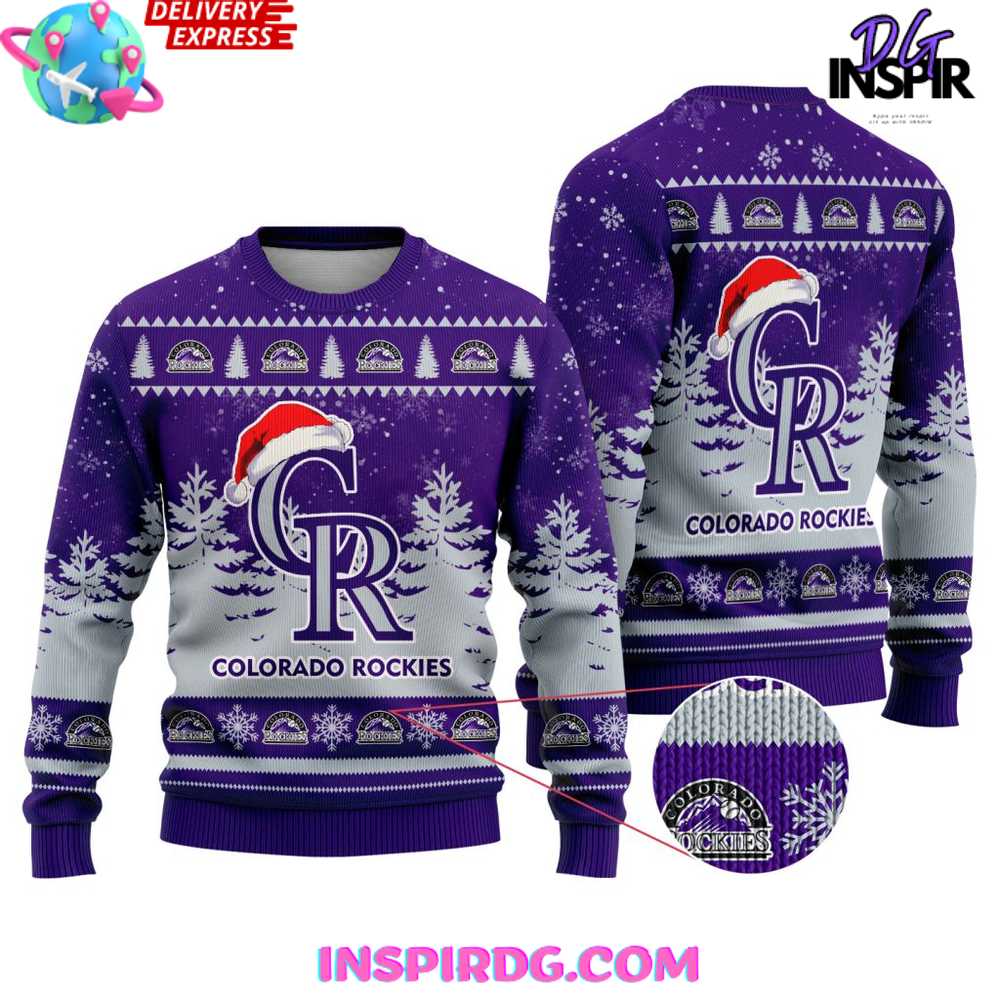 Colorado Rockies Christmas Holiday 2024 Sweater InspirDG