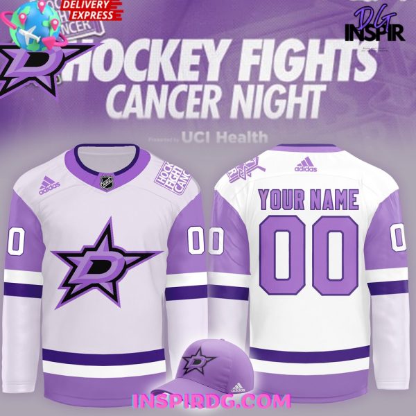 Dallas Stars x Hockey Fights Cancer Night 2024 Hockey Jersey
