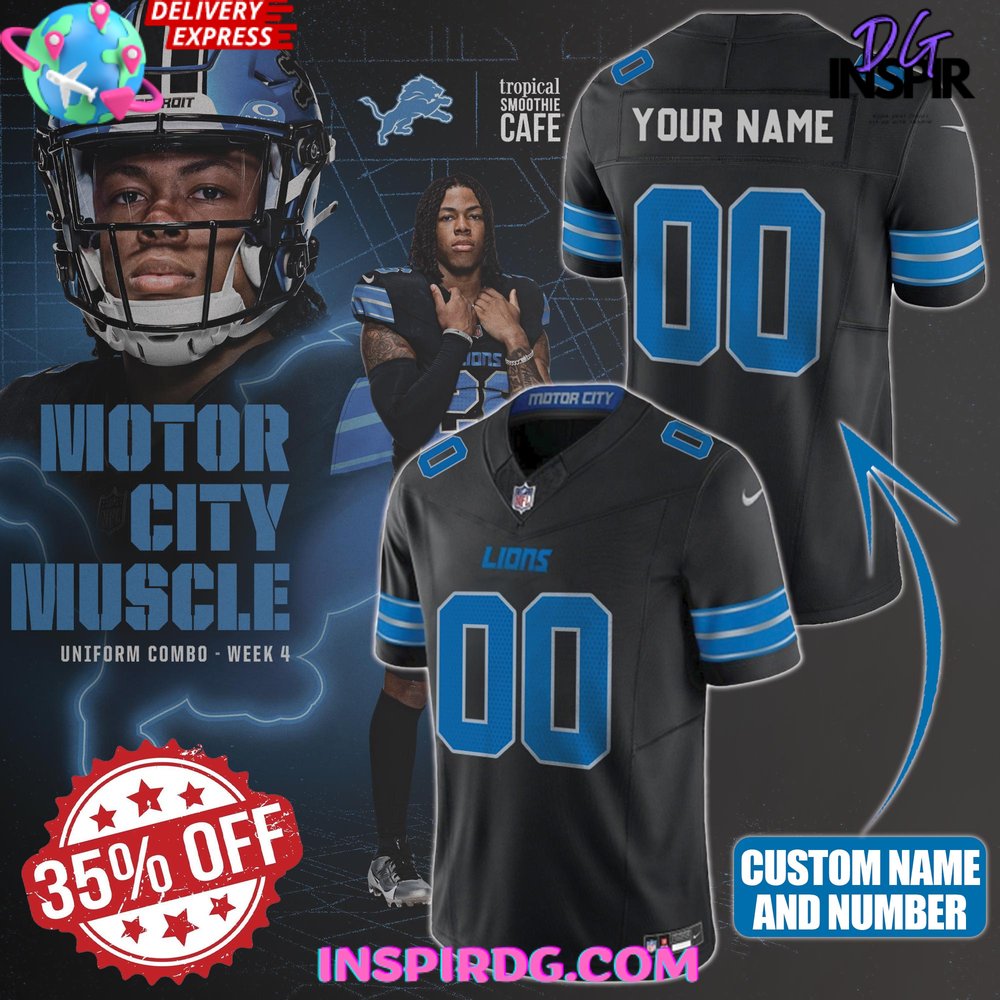 Detroit lions football shirt best sale