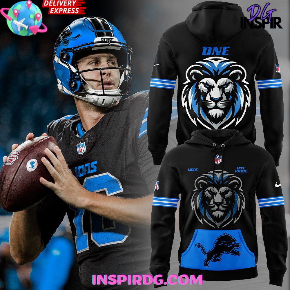 Detroit lions jersey hoodie best sale