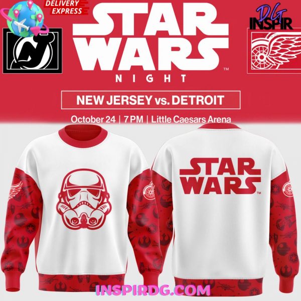 Detroit Red Wings x Star Wars Night 2024 Sweatshirt