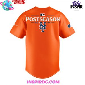 New York Mets October Ready 2024 Orange Baseball Jersey