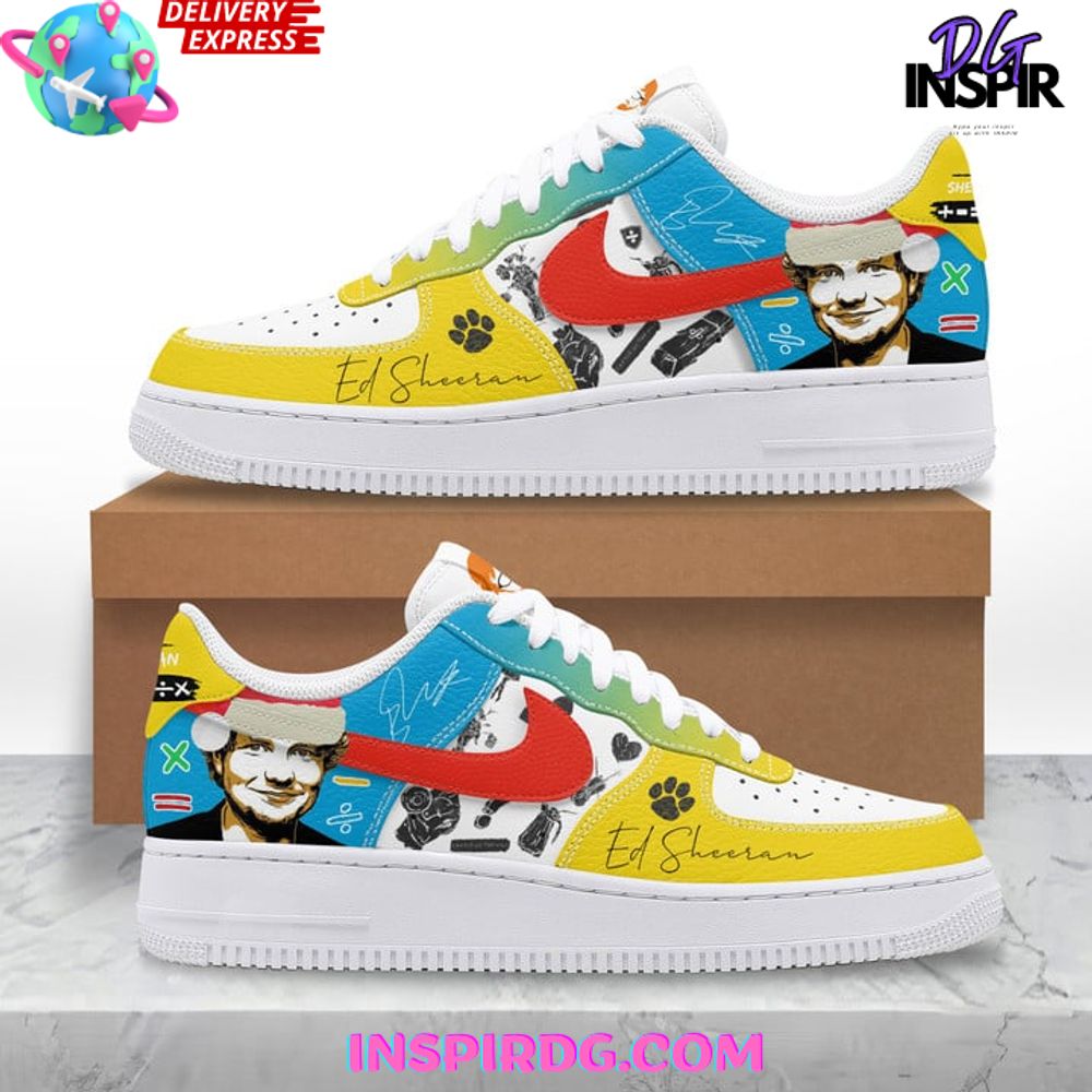 Ed Sheeran Christmas Limited Edition Nike Air Force 1 Ed Sheeran Christmas Limited Edition Nike Air Force 1