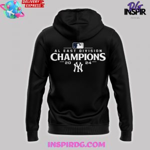 New York Yankees AL East Division Champions 2024 Black Hoodie