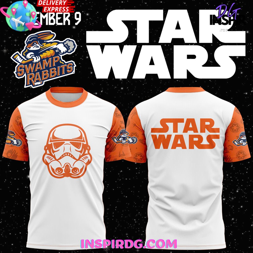 Greenville Swamp Rabbits x Star Wars Night 2024 T-Shirt Greenville Swamp Rabbits x Star Wars Night 2024 T-Shirt