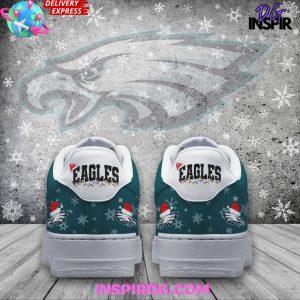 Philadelphia Eagles Merry Chrismast Nike Air Force 1