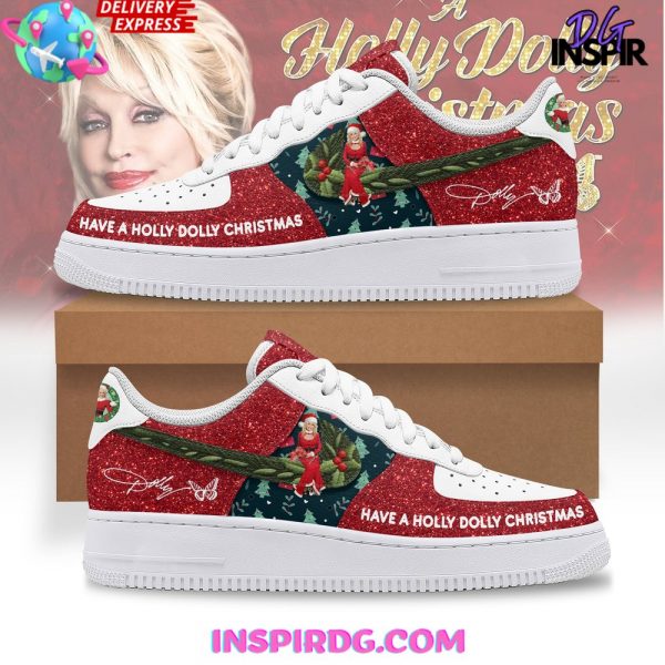 Have A Holly Dolly Christmas 2024 Nike Air Force 1