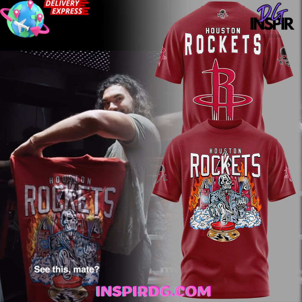 Houston Rockets x Warren Lotas 2024-25 T-Shirt - InspirDG