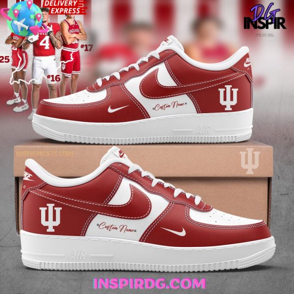Indiana Hoosiers Custom Nike Air Force 1