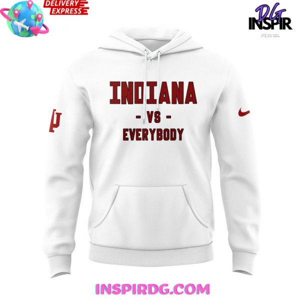 Indiana Hoosiers VS Everybody Special White Hoodie