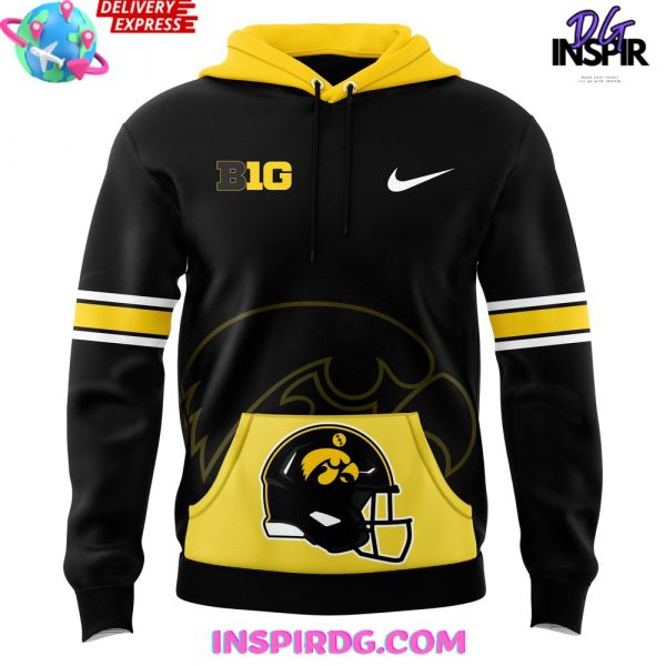 Iowa Hawkeye Football Pullover 2024 Yellow Hoodie