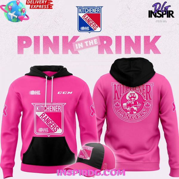 Kitchener Rangers Pink in the Rink Night 2024 Hoodie