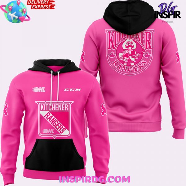 Kitchener Rangers Pink in the Rink Night 2024 Hoodie