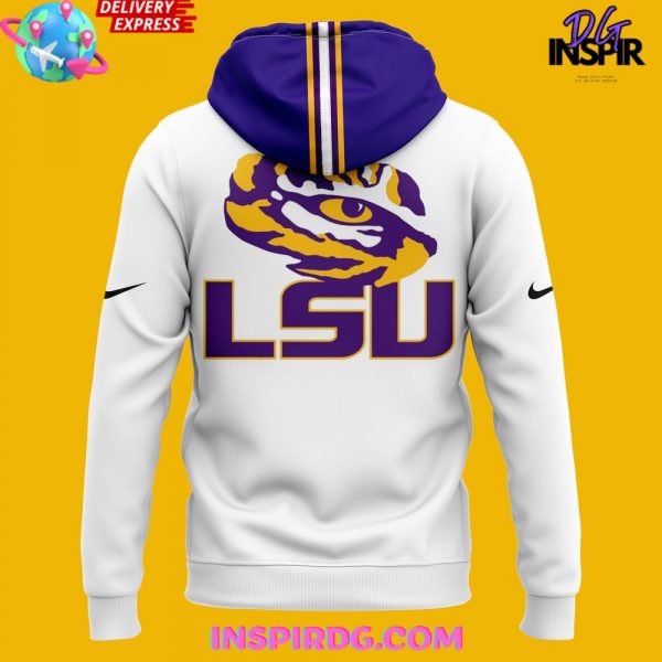 LSU Tigers 100 Years in Tiger Stadium Scratch Hoodie