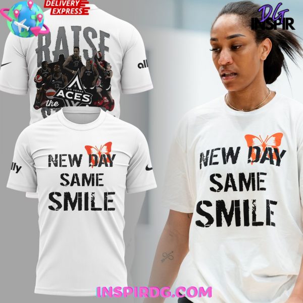 Las Vegas Aces New Day Same Smile 2024 T-Shirt