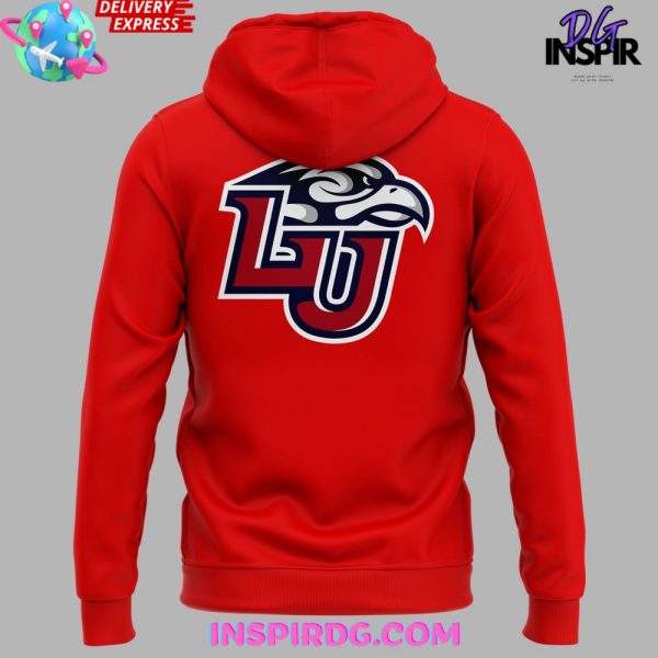 Liberty Flames Football 2024 Red Hoodie