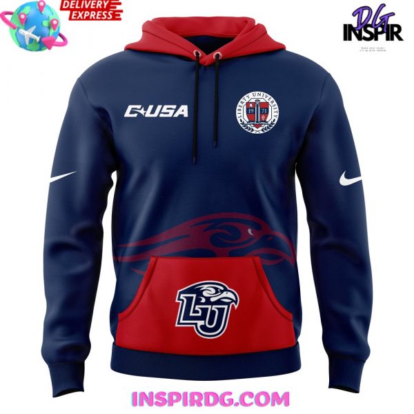 Liberty Flames Football Team Spirit 2024 Blue Hoodie