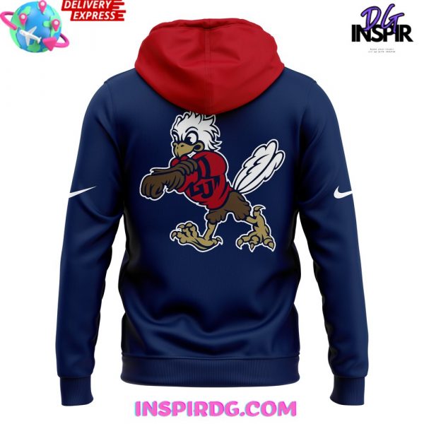 Liberty Flames Football Team Spirit 2024 Blue Hoodie
