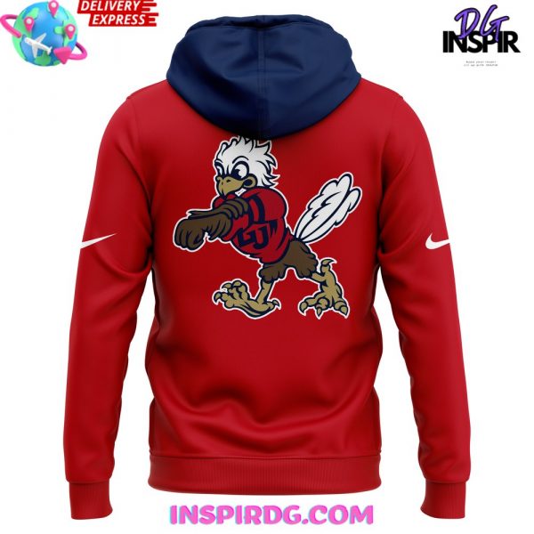 Liberty Flames Football Team Spirit 2024 Red Hoodie