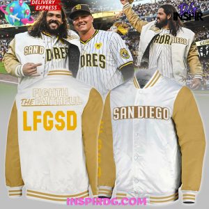 San Diego Padres Fight The Faithful 2024 Baseball Jacket