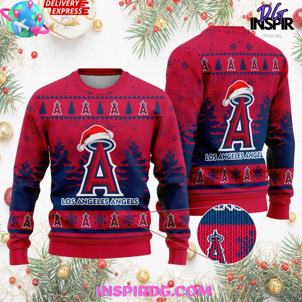 Los Angeles Angels Christmas Holiday 2024 Sweater Los Angeles Angels Christmas Holiday 2024 Sweater