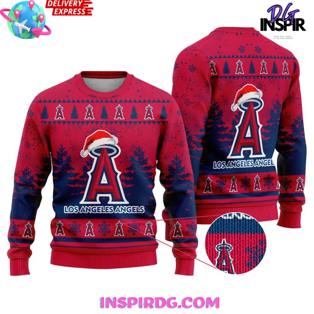 Los Angeles Angels Christmas Holiday 2024 Sweater Los Angeles Angels Christmas Holiday 2024 Sweater