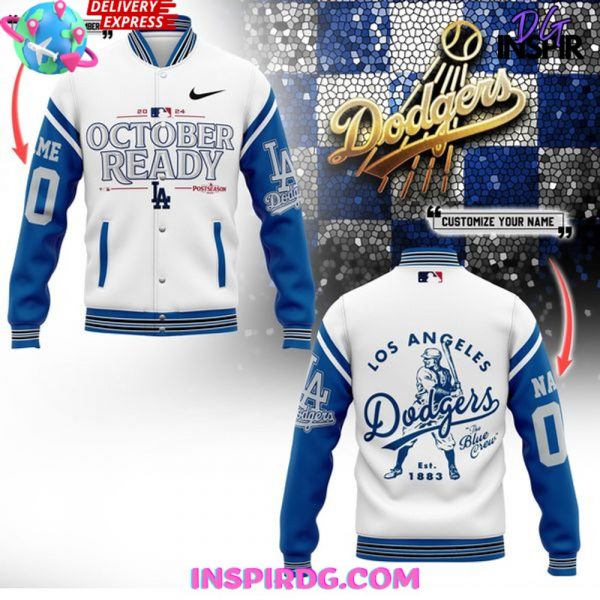 Los Angeles Dodgers October Ready 2024 Custom Baseball Jacket