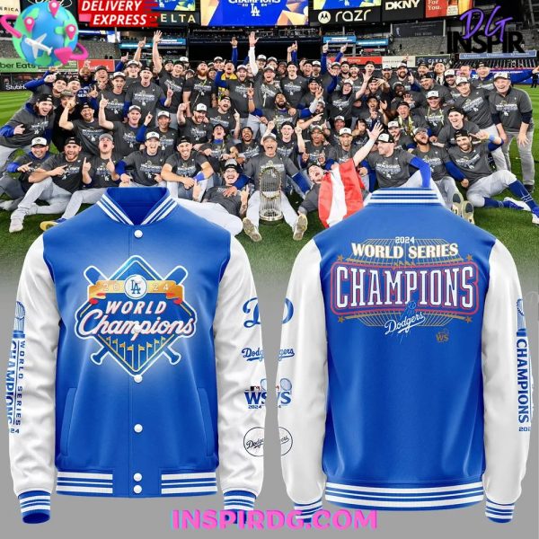 Los Angeles Dodgers x World Series Champions 2024 Blue Jacket