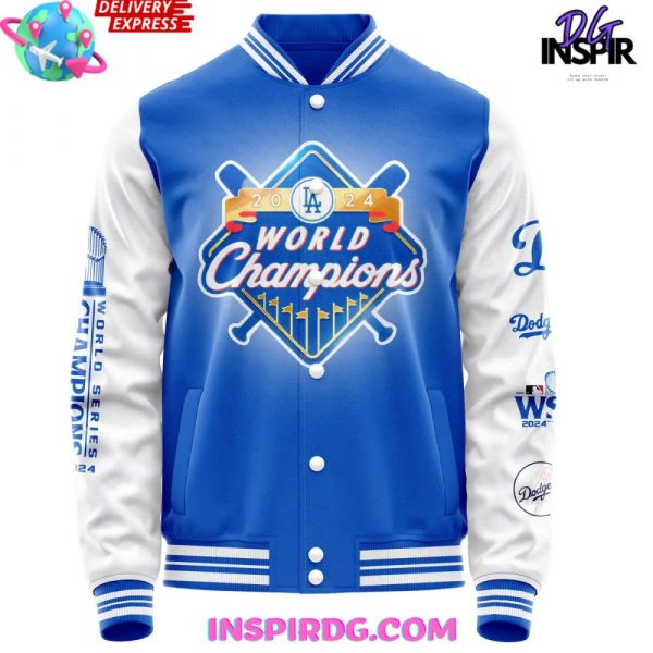 Los Angeles Dodgers x World Series Champions 2024 Blue Jacket