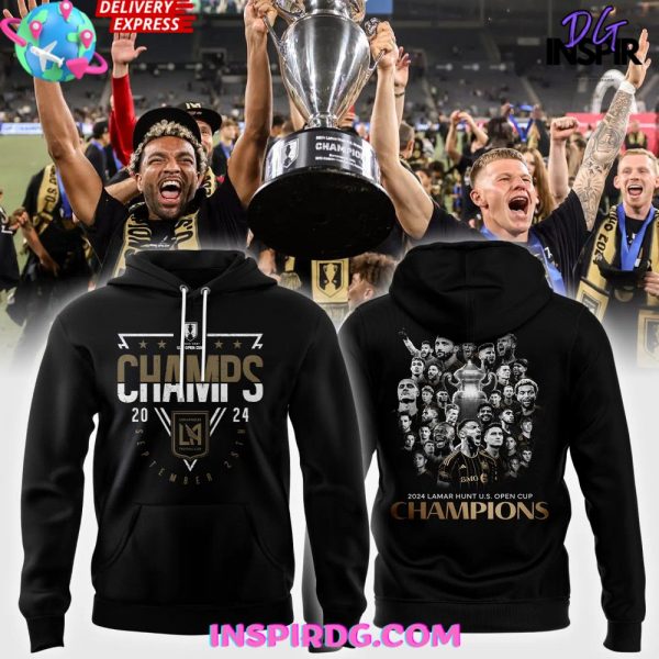 Los Angeles Football Club 2024 US Open Cup Champions Hoodie