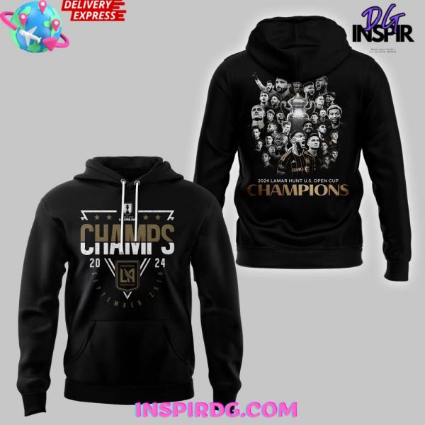 Los Angeles Football Club 2024 US Open Cup Champions Hoodie