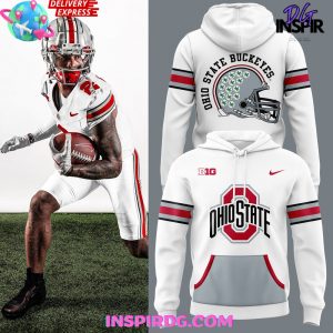 Ohio State Football Icy White 2024 Hoodie