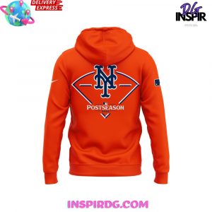New York Mets October Ready 2024 Orange Hoodie
