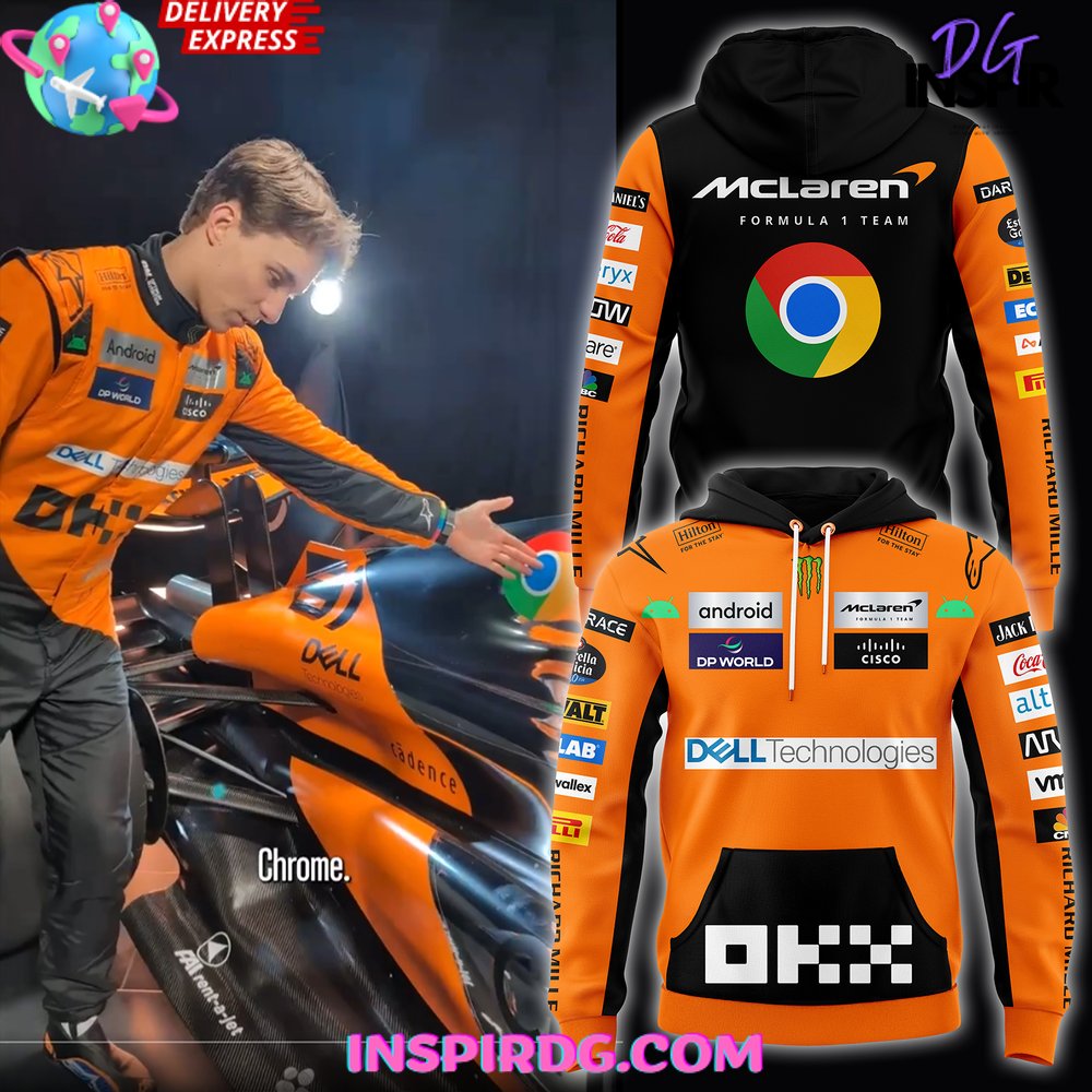 New McLaren Formula 1 x Google Chrome Hoodie