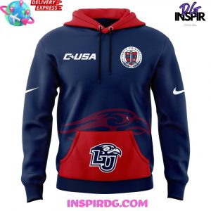 Liberty Flames Football Team Spirit 2024 Blue Hoodie