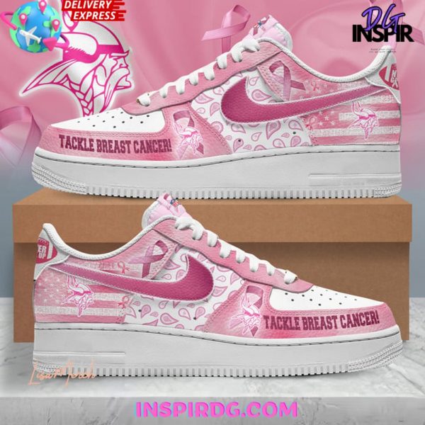Minnesota Vikings Tackle Breast Cancer Nike Air Force 1