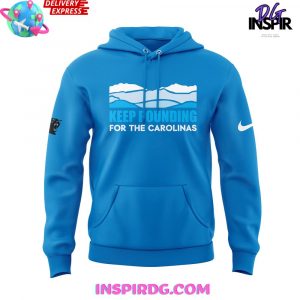 Carolina Panthers Keep Pounding 2024 Blue Hoodie