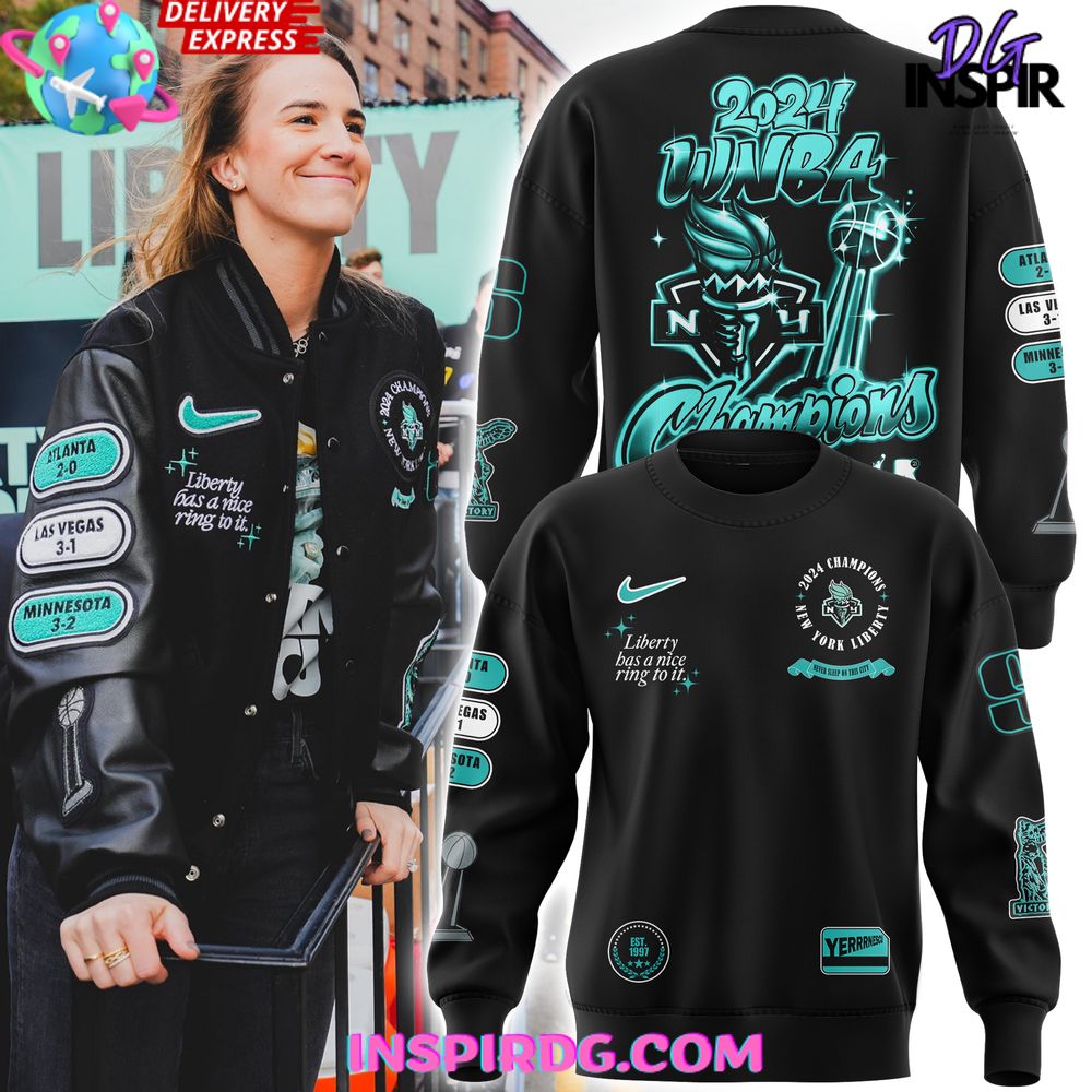 New York Liberty 2024 WNBA Champions Special Sweatshirt InspirDG